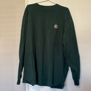 Carhartt XL green long sleeve